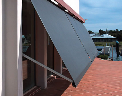 drop arm awnings